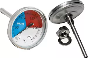 Räucher - THERMOMETER für RÄUCHEROFEN BBQ SMOKER GRILL RÄUCHERTHERMOMETER 250° - Bild 1 von 2