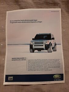 Pub de presse ancienne Land rover Discovery de ? Esp  - Old paper advertisement