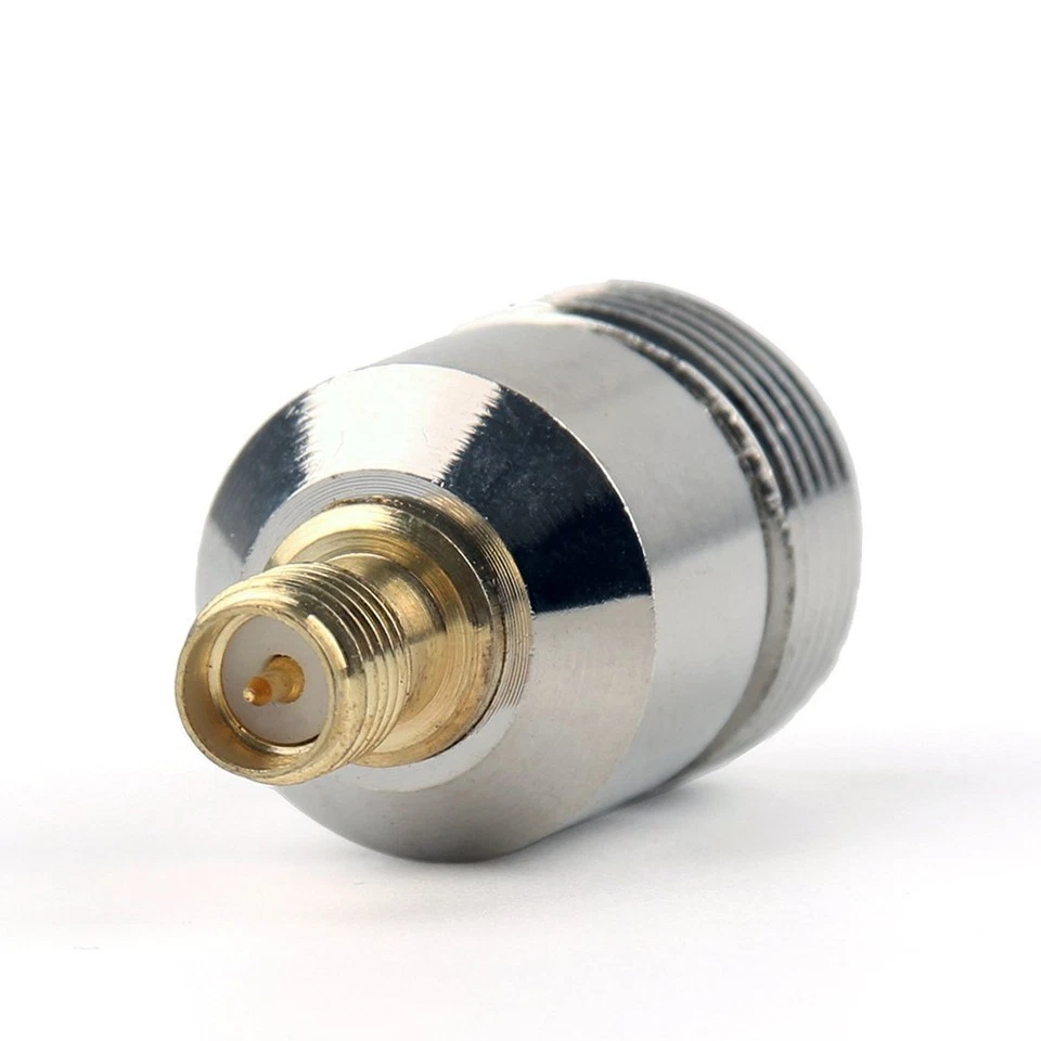 2Pcs Adapter N Female Plug To RP-SMA Plug Female RF Connector Straight F/F - Image 1 of 1