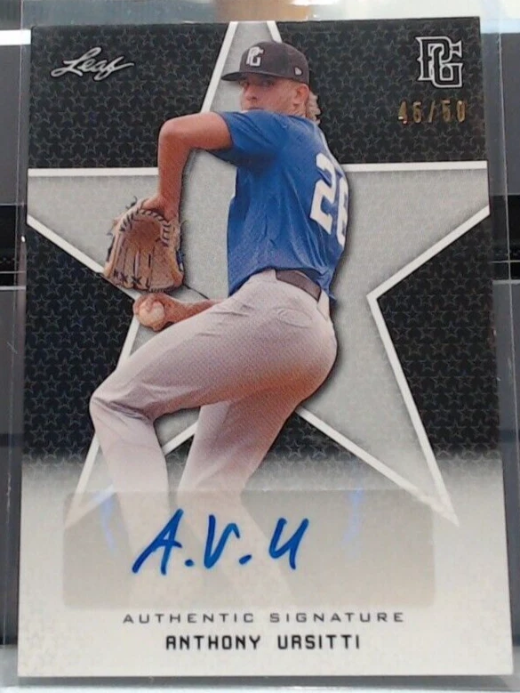 2020 LEAF PERFECT GAME ANTHONY URSITTI ROOKIE AUTO /50 #BA-AU2 MSK - Image 1 of 2