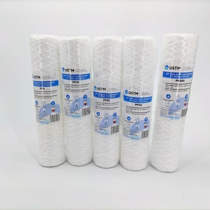 10pk 50 Micron Yarn String Wound Sediment Water Filter 10" PP50 FCPP50 - Picture 1 of 2