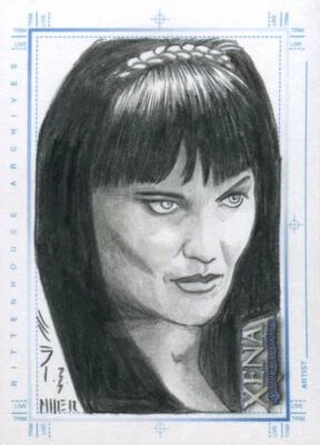 Xena Art & Images Sketch Card by Steven Miller Xena - Image 1 of 2