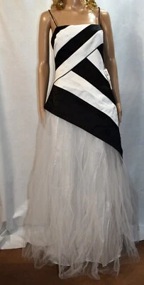 De Laru платье размер 7 черный и белый платье Junior новый  - Изображение 1 из 4