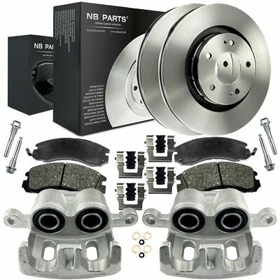 Bremssättel Bremsbeläge Bremsscheiben vorne für Citroen Mitsubishi Peugeot 4007 - Bild 1 von 2