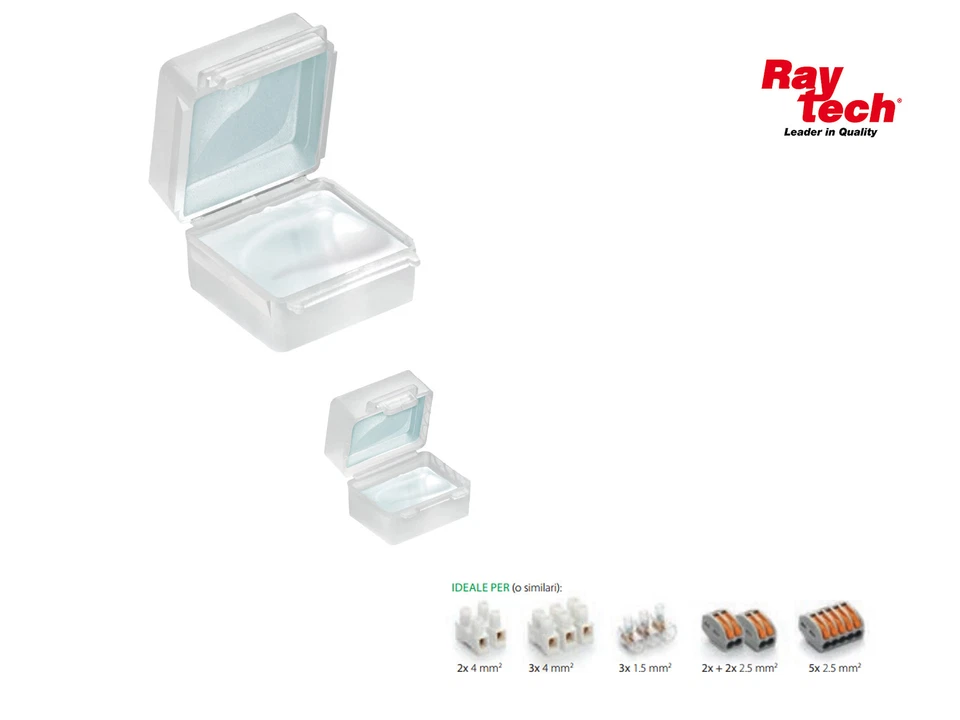 RAYTECH GEL BOX PER GIUNZIONI CAVO PASCAL6 BLISTER 2PZ - Immagine 1 di 1