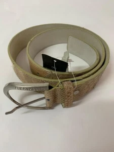 HERRENGÜRTEL ECHT LEDER BEIGE J137 - Bild 1 von 7