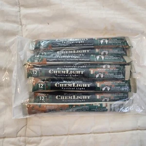 PACK DE 12 HORAS 10 VARILLAS DE LUZ NARANJA CYALUME CHEMLIGHT CADUCIDAD 6/27 BARRA BRILLANTE PREPPR - Imagen 1 de 5