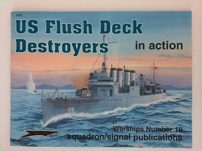 US Flush Deck Destroyers in action - Warships No. 19 Al Adcock & Don Greer - Image 1 of 2