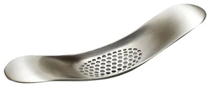 Stainless Steel Garlic Press Rocking Multi-Function Mincer and Crusher Tool - Picture 1 of 7