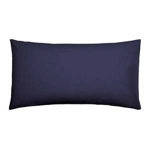 Bedeck of Belfast 200 Thread Count Pima Pair of Housewife Pillowcases Midnight