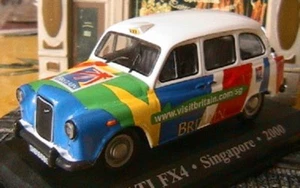 Austin Lti FX4 Taxi Singapore 2000 1/43 Great Britain ixo altaya Die Cast Metal - Picture 1 of 1