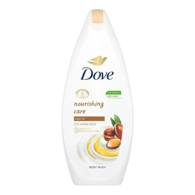 20,70€/L - 6er Pack Dove Duschgel Nourishing Care - Argan Oil - 225ml