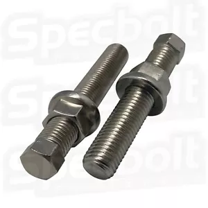 KTM Euro Chain Adjuster bolt kit M10 SX SXF SXC SC SXS EXC-W EX EXC EXC-F Nickel - Picture 1 of 1