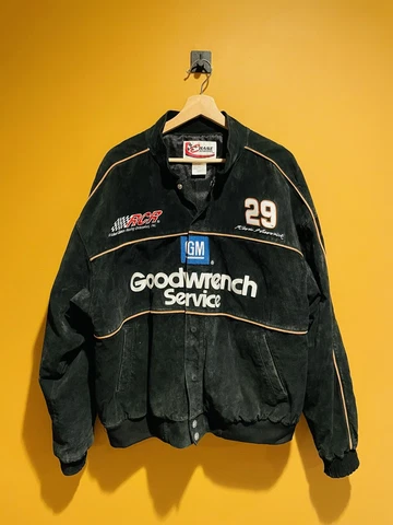 00’s Chase Authentics NASCAR Kevin Harvick Suede Racing Jacket - Size XXL Cover