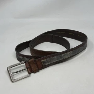 Cinturón Browning Para Hombre Talla 44 Cuero Marrón Camuflaje Inserto Pestaña Mossy Oak Country - Imagen 1 de 13