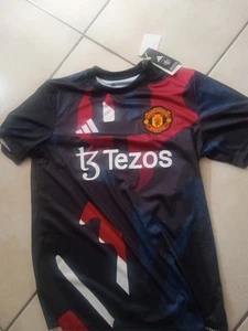 Adidas 2024/25 Manchester United Herren Large Pre-Match Trikot Brandneu Etikett!!!! - Bild 1 von 7
