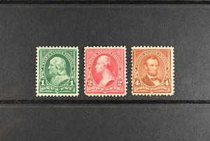 USA Scott # 279, 279b 280 F-VF OG NH 19th Century Stamps Cat $135 - Picture 1 of 2