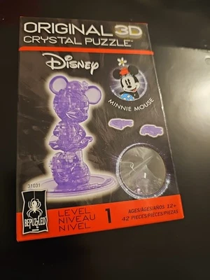 Quebra-cabeça de cristal 3D BePuzzled, Disney Minnie Mouse, 2ª edição - Imagem 1 de 3