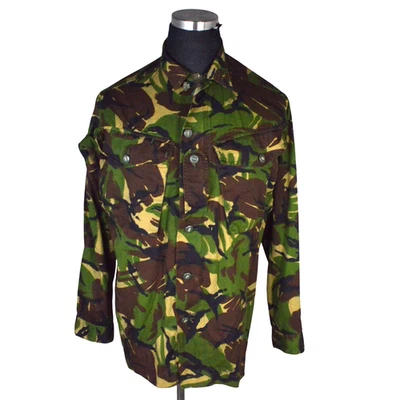 British Army Camo Military Woodland DPM Shirt 180/96 M Regular Zip - Image 1 of 4