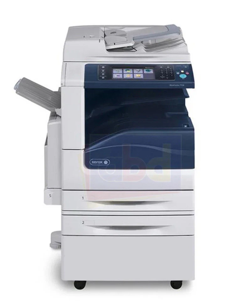 Impresora copiadora a color escáner Xerox WorkCentre 7545 con acabado de grapado, ¡bueno! Foto 1 de 3