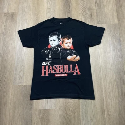 UFC Hasbulla Magomedov Shirt Mens Medium Black Graphic Tee MMA Fight Crewneck - Image 1 of 4