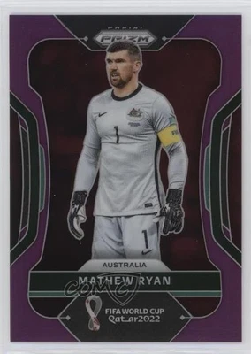 2022 Panini Prizm World Cup Qatar Purple Prizm /199 Mathew Ryan #286 - Image 1 of 2