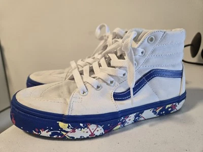 Zapatos de skate VANS Sk8-Hi unisex informales de caña alta para niños 5 Foto 1 de 4