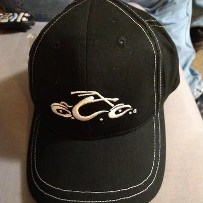 ORANGE COUNTY CHOPPERS Black White Hat Cap Baseball Size OS Embroidered  - Image 1 of 4