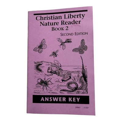 Christian Liberty Nature Reader Book 2 Answer Key 2nd Ed~CLP Homeschool T3 06 - Image 1 of 3