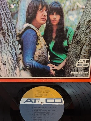 SONNY & CHER  LP ATCO Records Debut LOOK AT US 1965 Original MONO 33-177  EX - Image 1 of 4