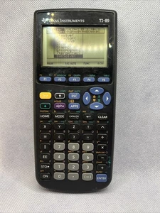 Texas Instruments TI-89 Graphing Calculator - Black WORKING TESTED - Picture 1 of 3