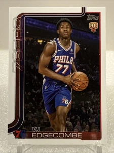 2025-26 Topps NBA #203 VJ Edgecombe RC - Picture 1 of 2