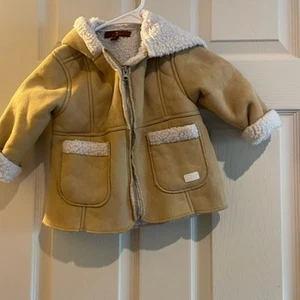 7 for all mankind infant jacket. Faux suede lined in fleece. Size 2t - Picture 1 of 6