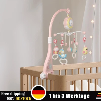 Baby Mobile mit Spieluhr Musik Babymobile für Kinderwagen Kinderbett Kindern DHL - Bild 1 von 4