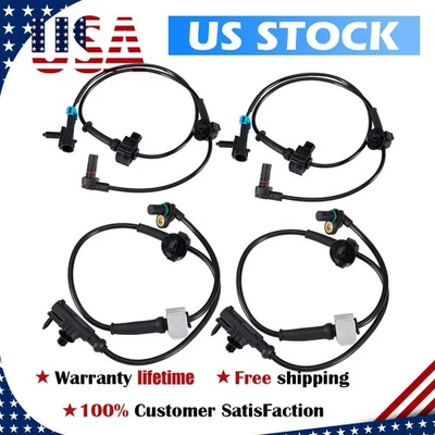 For GMC Sierra 1500 4.3L 4.8L 5.3L 6.2L 4pcs Front & Rear ABS Wheel Speed Sensor Foto 1 de 4