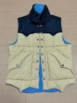 Chaleco de Plumón SUGAR CANE Azul Marino Beige, Talla S Foto 1 de 3