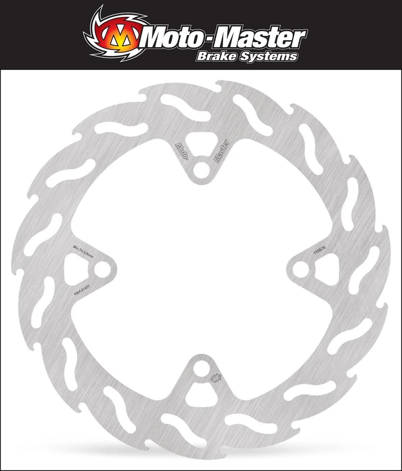 Kawasaki ZZ-R ABS 1400 D 2008-2011 [Moto Master Rear Flame Series Brake Disc] - Image 1 of 1