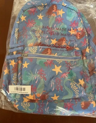 MOCHILA CLÁSICA SIRENITA DISNEY NUEVA CON ETIQUETAS Hanna Andersson Foto 1 de 3