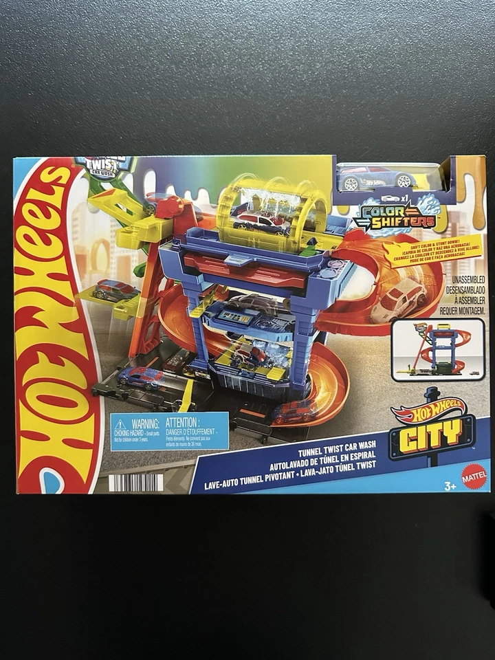 Hot Wheels City Color Shifters Tunnel Twist Car Wash - Image 1 of 1