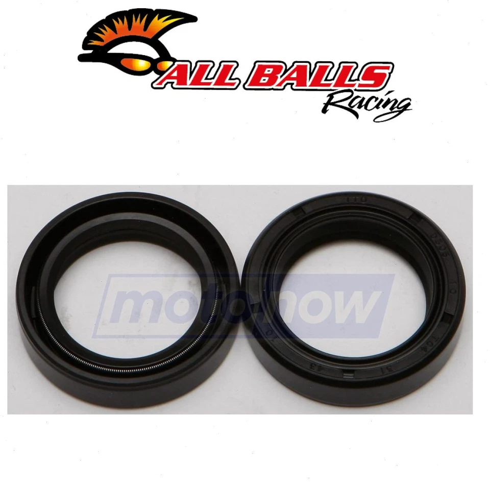 All Balls Fork Oil Seal Kit for 1975-1979 Kawasaki KD125 - Suspension Fork vm Foto 1 de 4