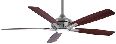 Minka Aire Dyno XL 60" Ceiling Fan - Rev Med Maple Dk Walnut 5-Blade - Image 1 of 2