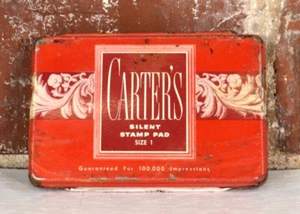 Vintage Carter's Silent Stamp Pad Size 1 Collectable, Dried - Picture 1 of 5