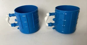 (2) Kids Chew Chew Train Child's Dinner Set Replacement CUPS ONLY Funwares - Picture 1 of 6