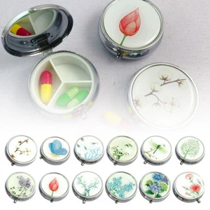 Small Tablet Pill Box Medicine Organiser Dispenser Storage Case OY - Picture 1 of 36
