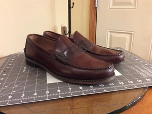Mocasín clásico de cuero marrón borgoña Sebago para hombre 98760 talla 11,5 D EE. UU. - Imagen 1 de 12