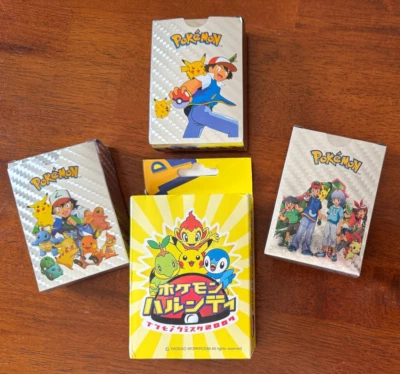 Cartas de Juego Pokemon - Poker - Cartas de Baraja Amarillas Pikachu Diseñadas a Medida - NUEVO Foto 1 de 4