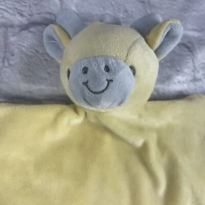 Dan Dee Yellow Giraffe Security Blanket Rattle Knotted Corners Dandee Lovey - Picture 1 of 4