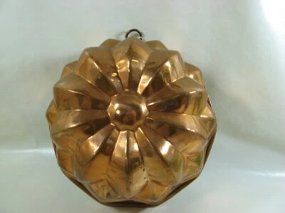 Kupfer alte Backform Puddingform  Ø ca 18 cm H 9 cm (101) - Bild 1 von 3