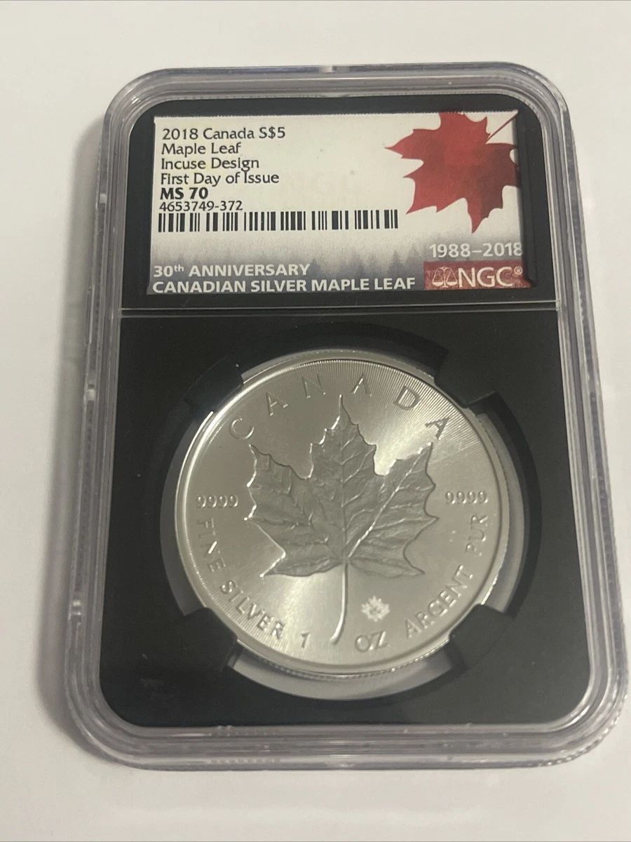 Canadian Maple Leaf NGC 2018 Silver Bullion Coins for sale | eBay
