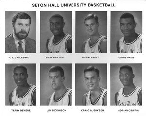 Original 1992-93 Seton Hall Pirates Composite Team Type 1 8x10 Pressefoto - Bild 1 von 2